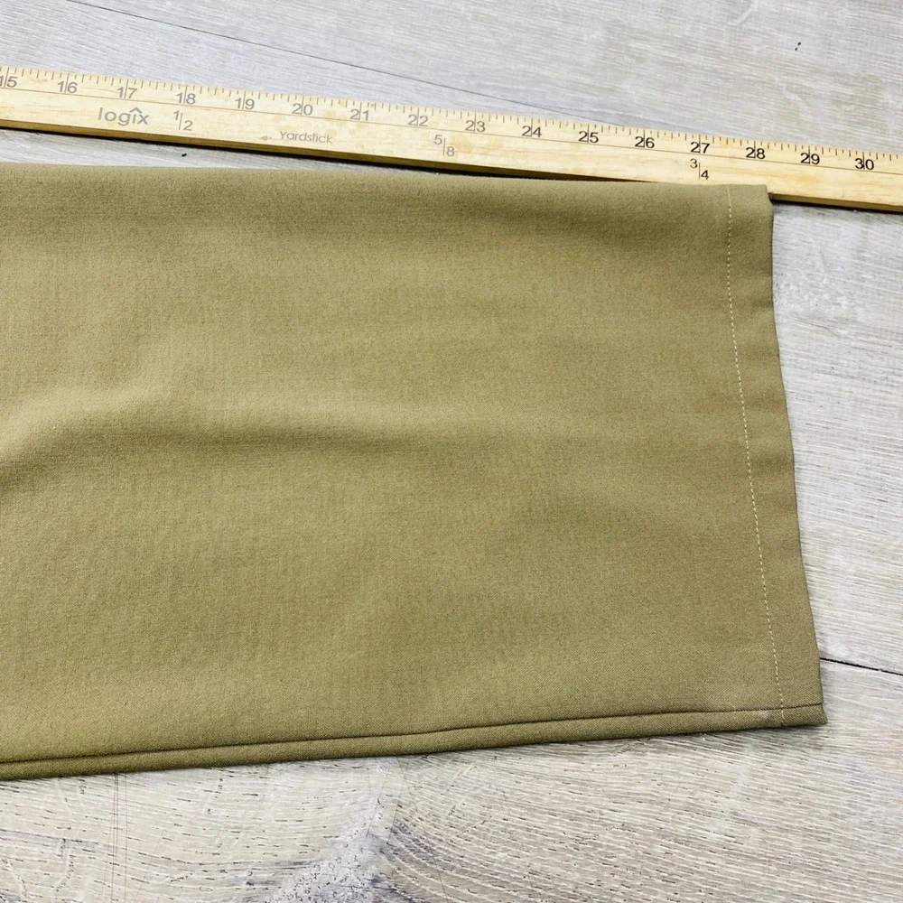 Alberto Ceramica Pants Mens 38x30 Tan Khaki Comfort Fit Straight Leg Trousers
