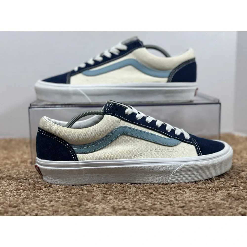 Vans Gibraltar Sea Blue Style 36 Retro Sport Sneaker Mens Sz 8 Womens Sz 9.5