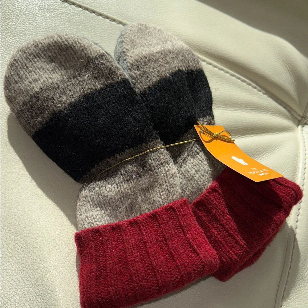 The Peapack Mitten Company Upcycled Wool Mittens‎