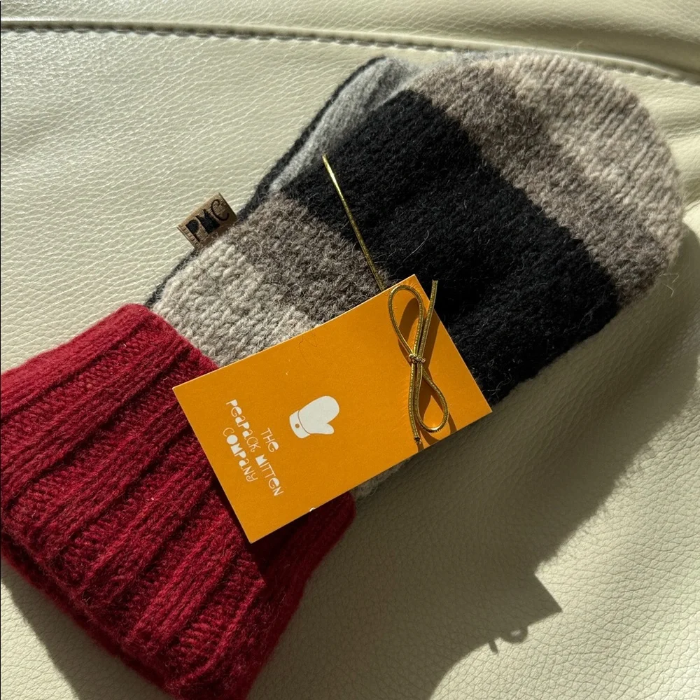 The Peapack Mitten Company warm stripes weather