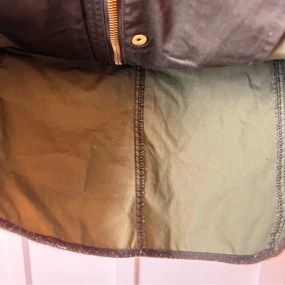 J. Crew Boyfriend Field Jacket Relaxed Fit Size XS Green Military Bella Swan y2k
