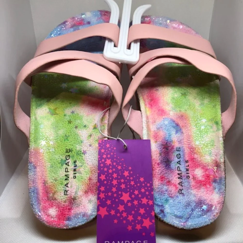 Rampage‎ Girls Blush Multi Sandals