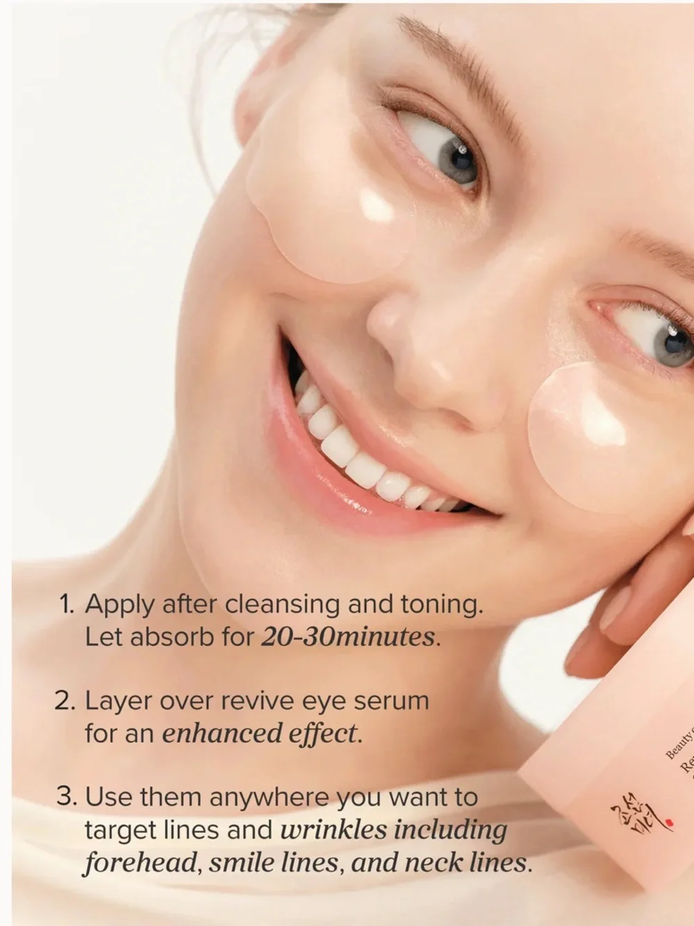 Beauty of Joseon Revive Under Eye Patch Ginseng + Retinal target wrinkles + more