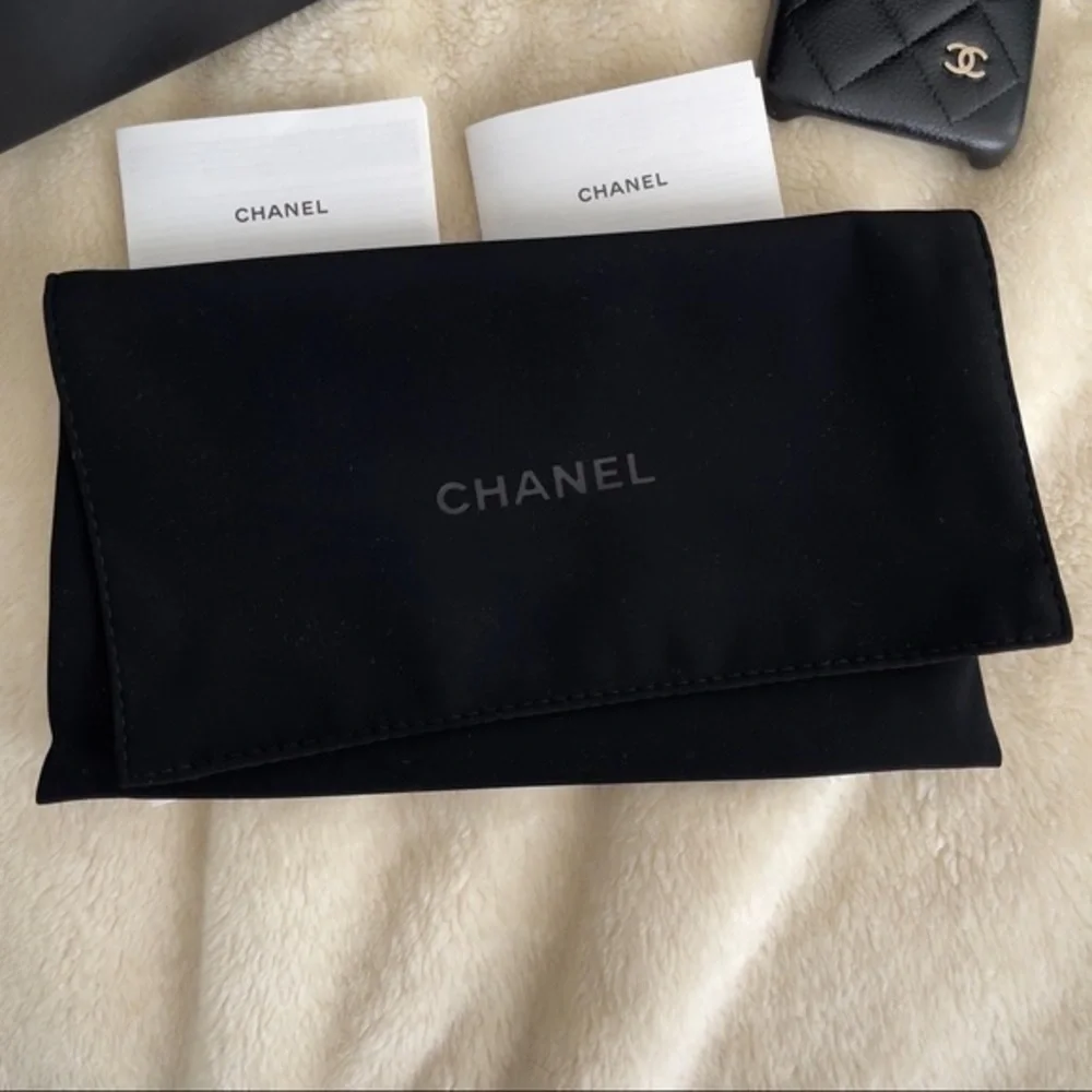 CHANEL Quilted Caviar Leather iPhone Case