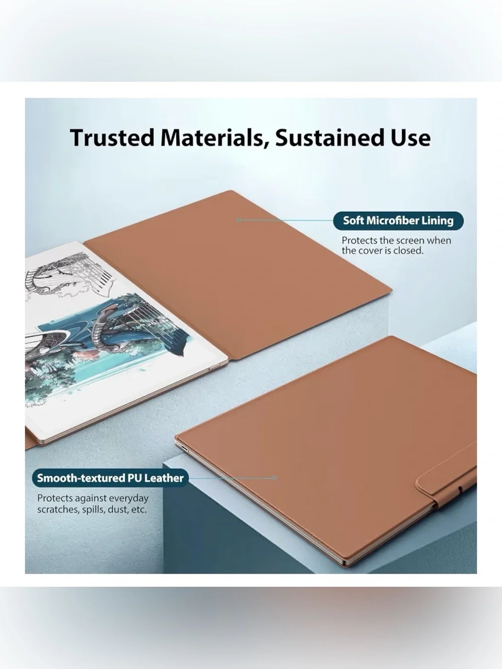 TiMOVO Magnetic Case for Remarkable Paper Pro 11.8” 2024 Brown NEW