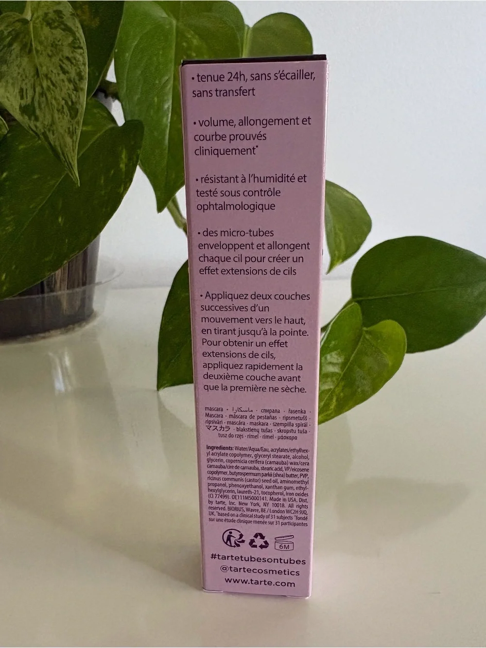 Tarte Cosmetics Tartelette Tubing Mascara - Black NEW IN BOX!