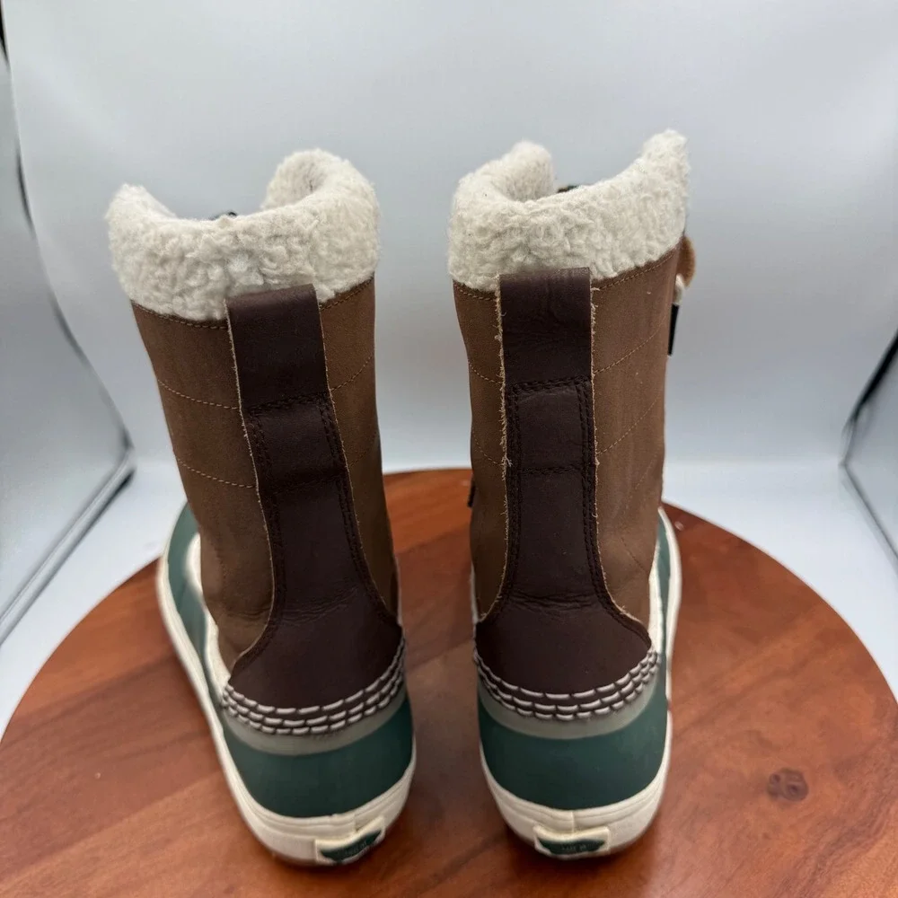 Vans Standard Snow MTE Boots Mens 7 Brown‎ Green Waterproof Winter Duck Boots
