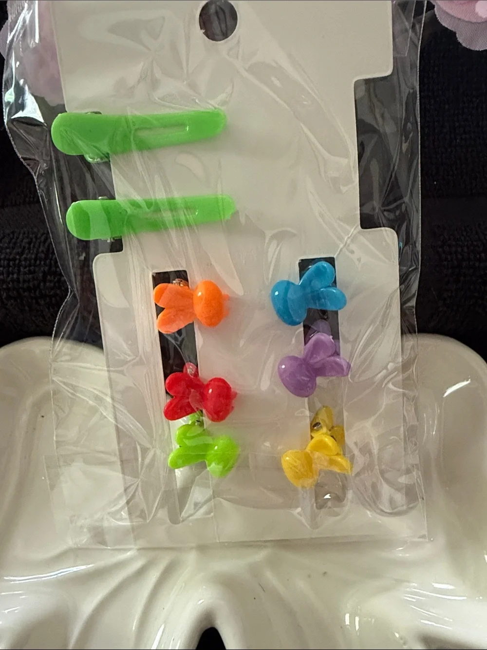 Kids Seahorse & Butterfly Hair Clips - Multicolor