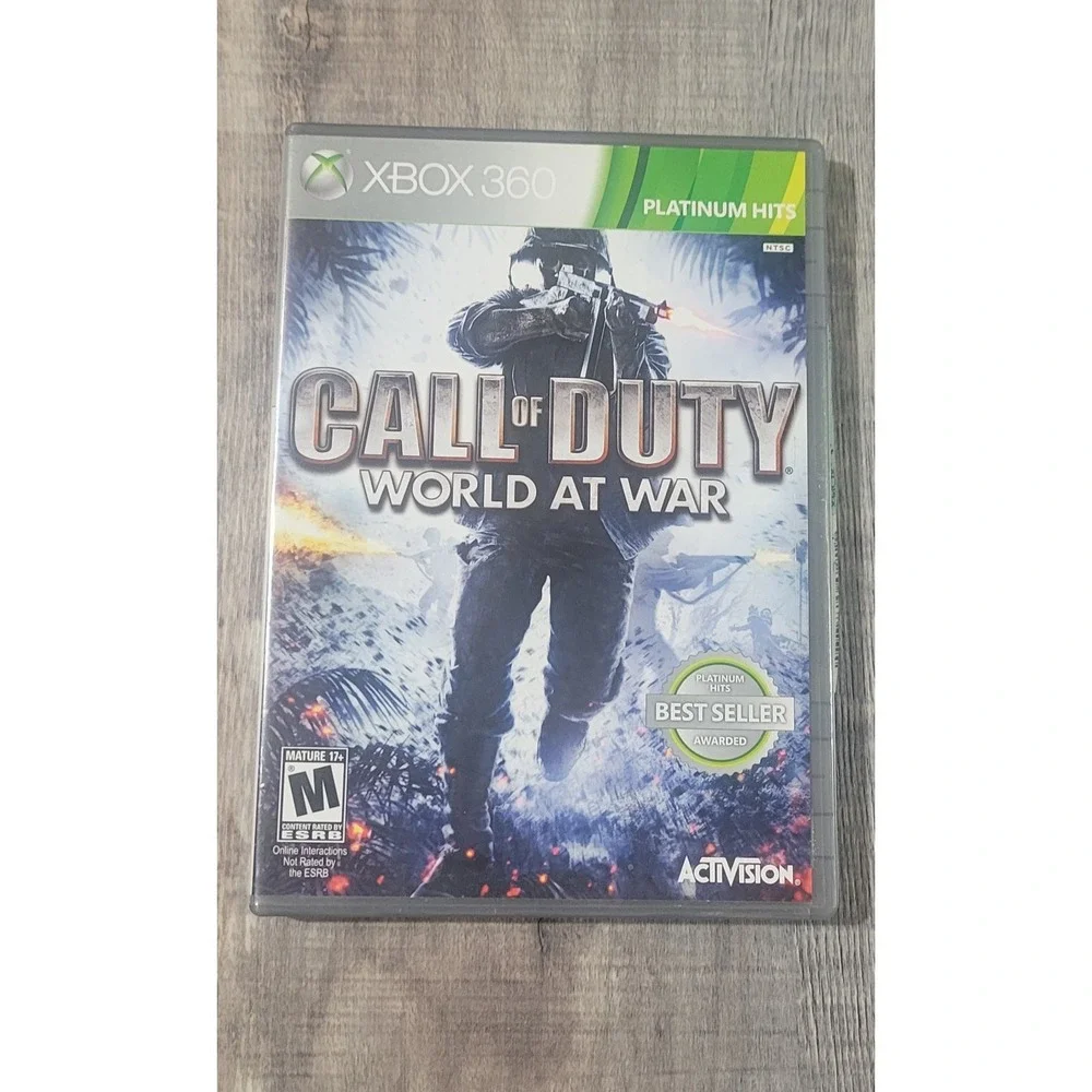 Call of Duty: World at War - Platinum‎ Hits (Xbox 360, 2008) Complete CIB