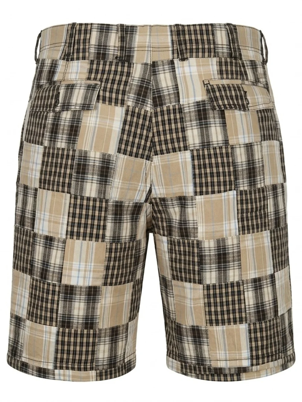 IZOD Men's Patchwork Plaid Shorts - Size 40
