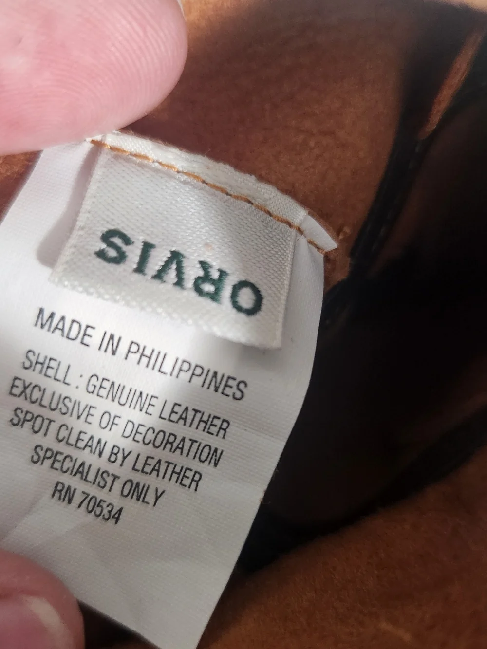 Orvis premium leather