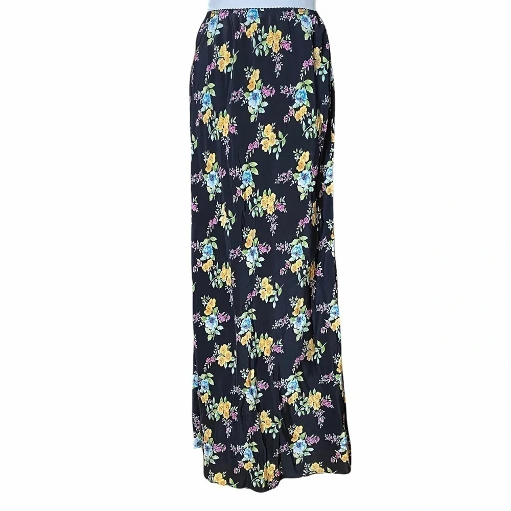 NWT Boston Proper Silk Maxi Skirt. Size 10