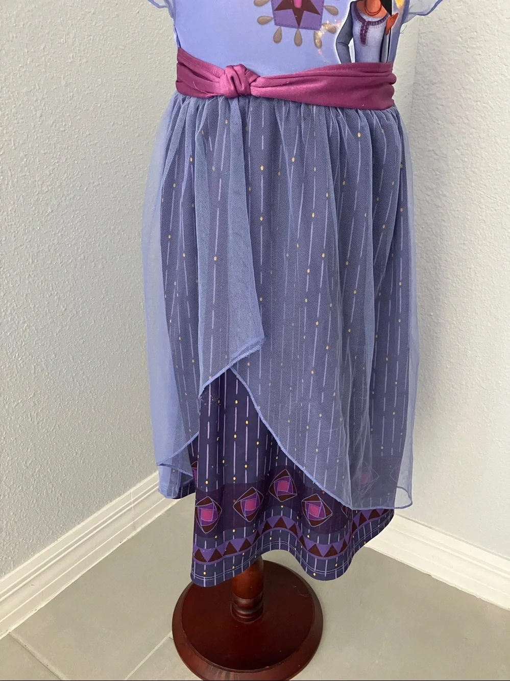 DISNEY Toddler Girls Wish Inspired Nightgown |  XS 4-5