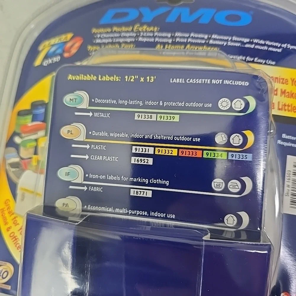 Dymo nib letratag