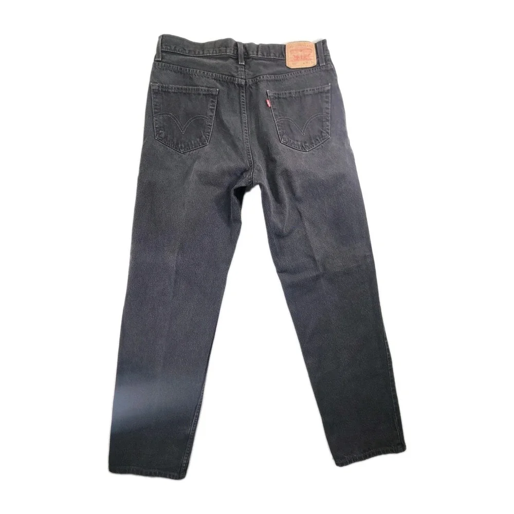 Levi's 550 jeans -‎ Relaxed fit Straight Leg - 36x34 Black Wash 100% cotton