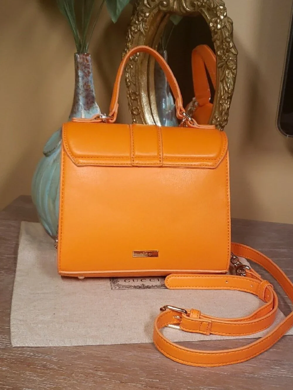 Aldo bright orange