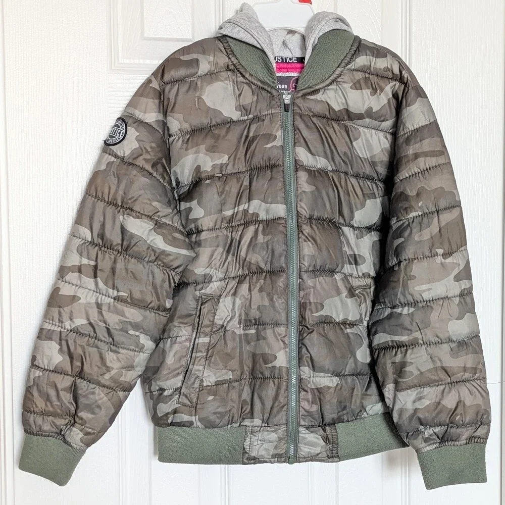 Justice girls camouflage