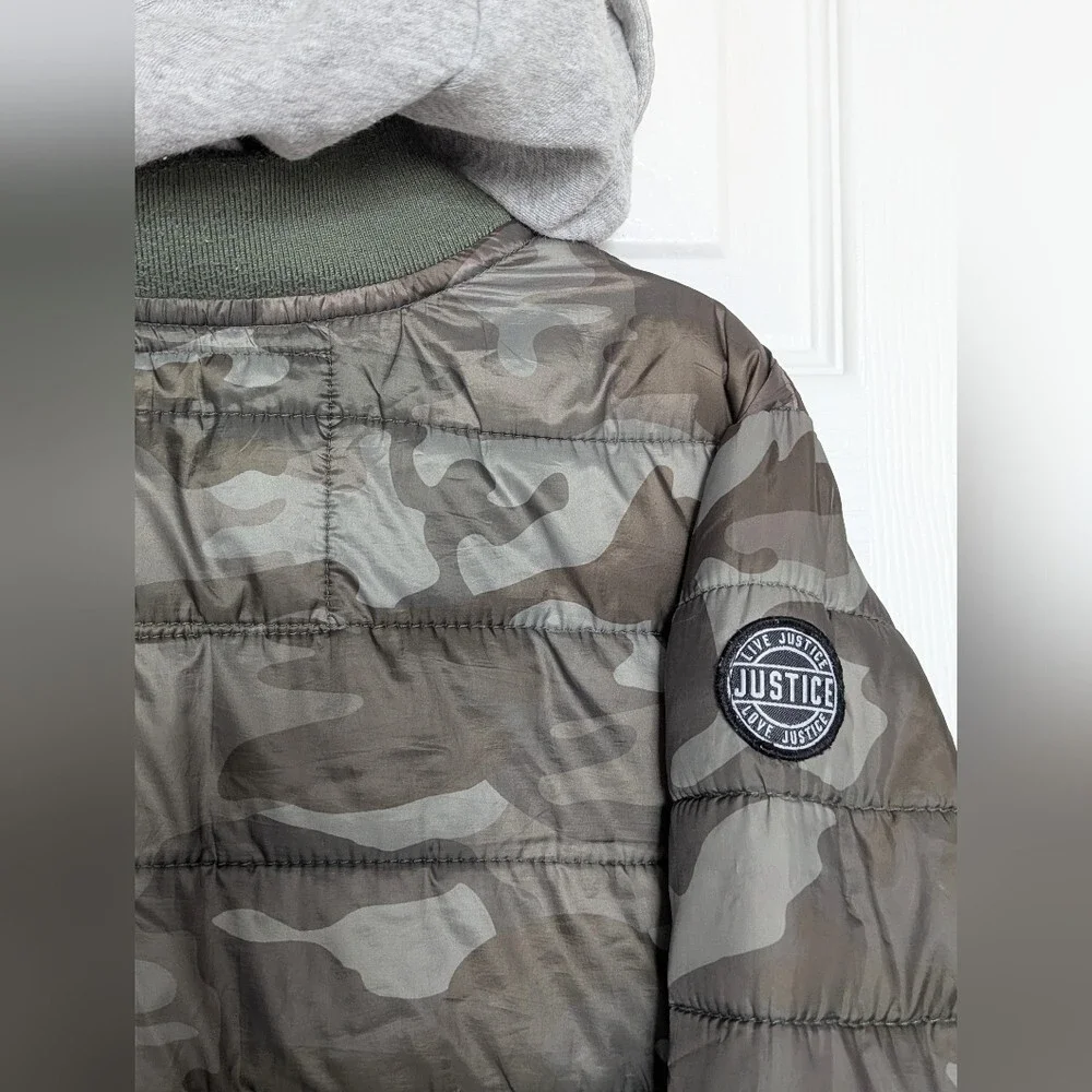 Justice girls camouflage