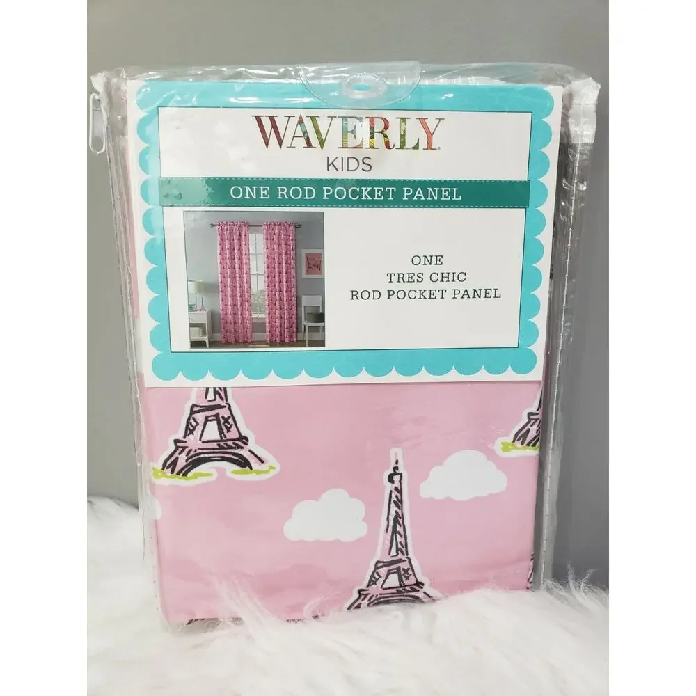 NEW Eiffel‎ Tower Paris Girl's Kids Teenager Bedroom Decor 42x63 inches 4 Panels