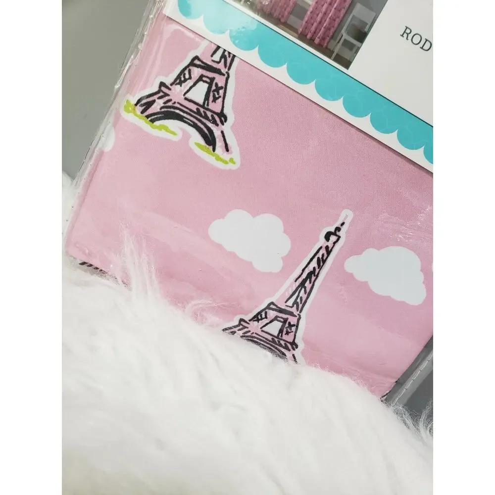 NEW Eiffel‎ Tower Paris Girl's Kids Teenager Bedroom Decor 42x63 inches 4 Panels