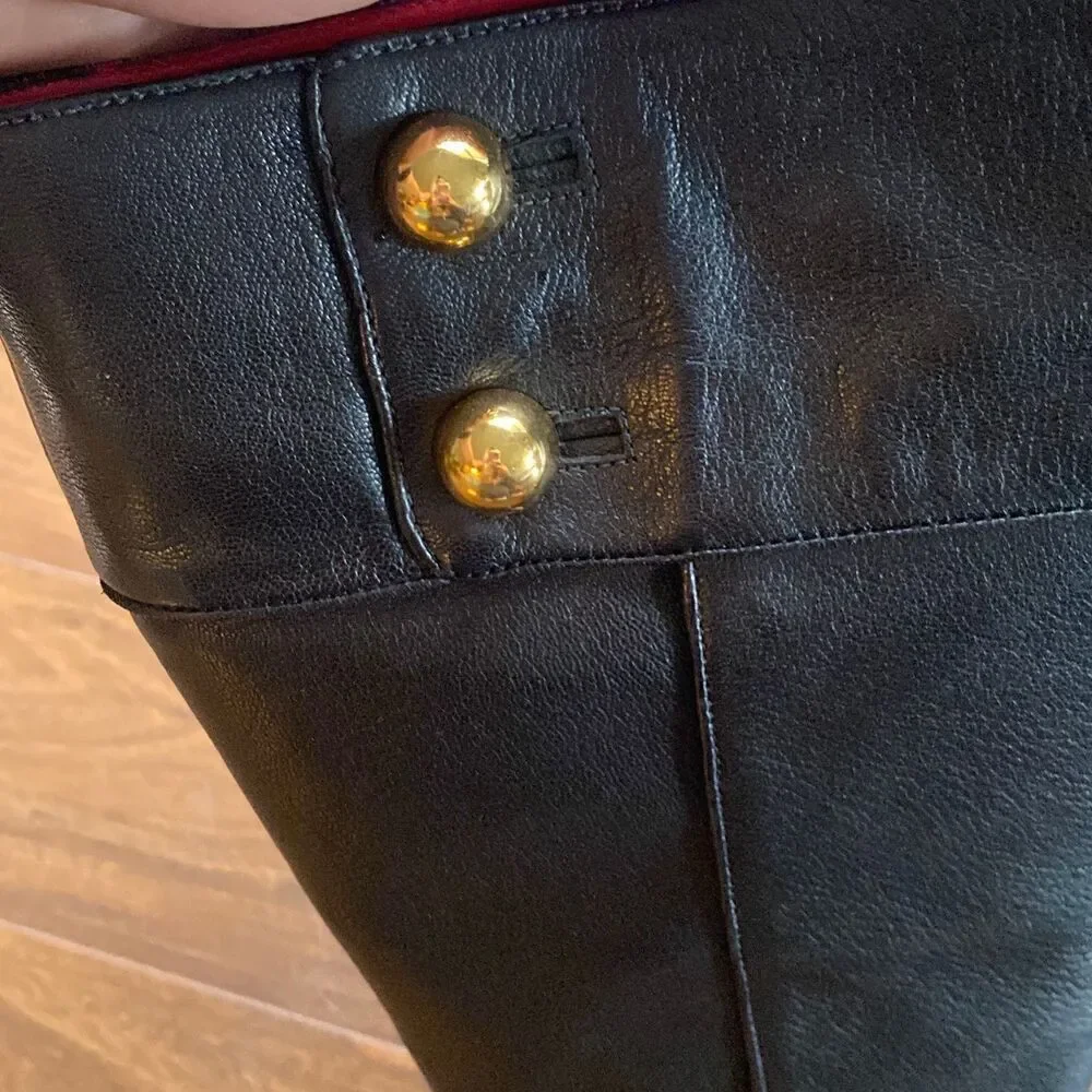 kate spade gold button