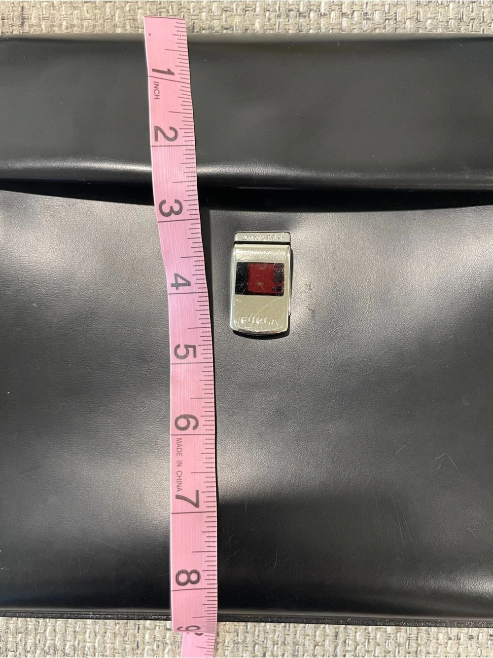Furla structured leather