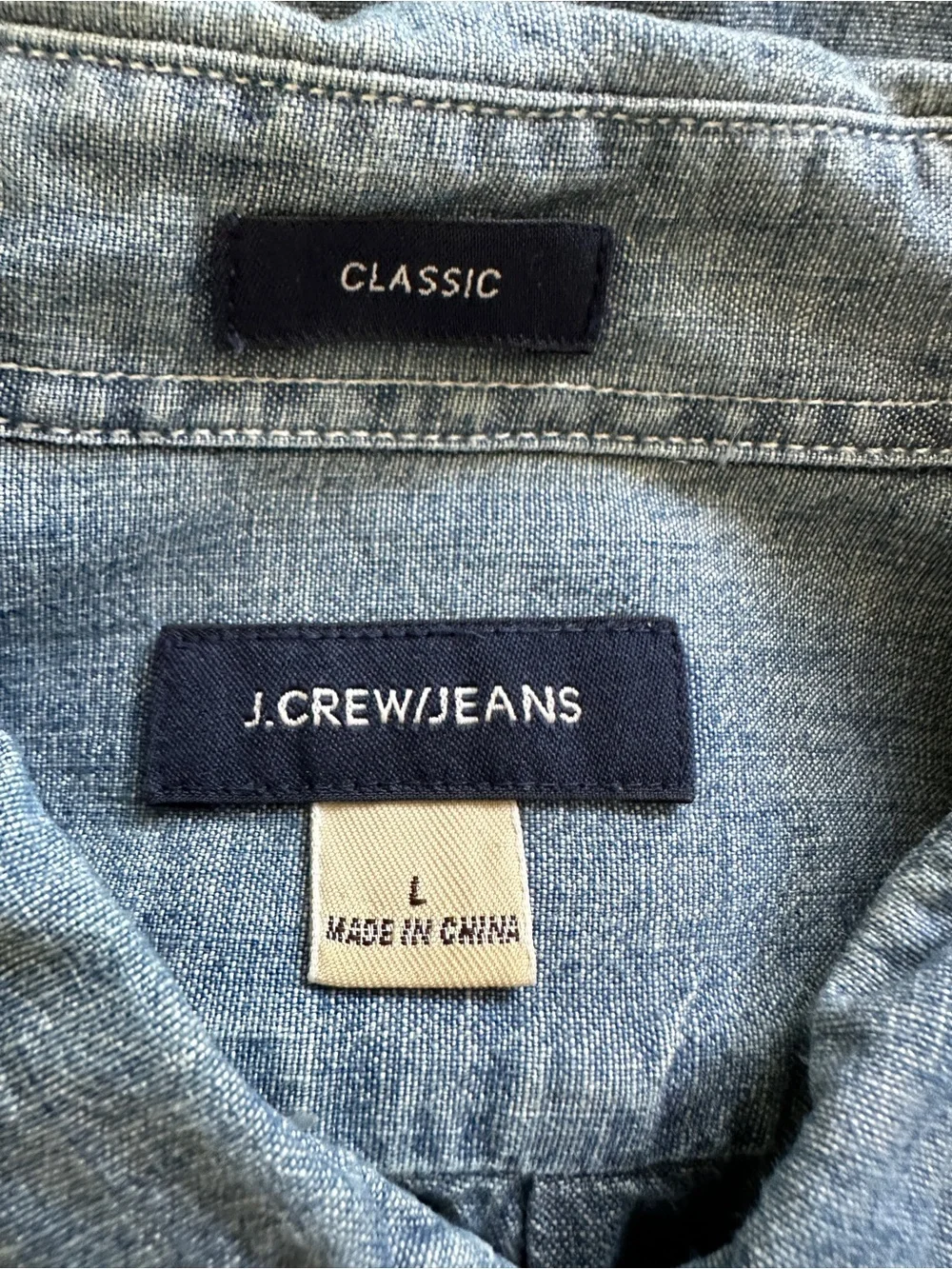 J. Crew washed but