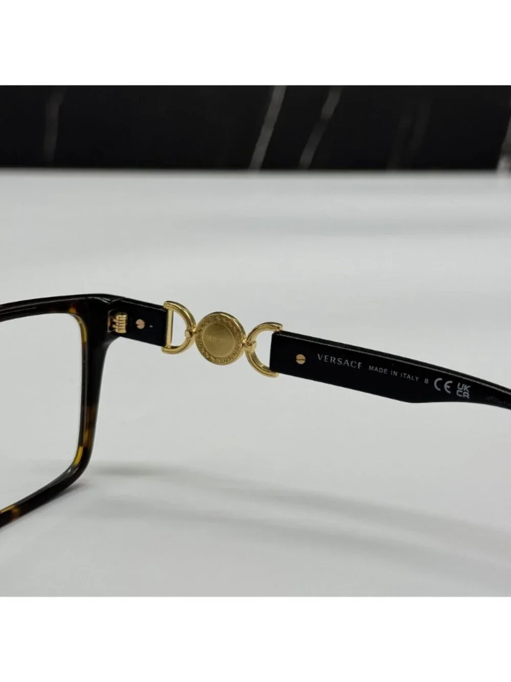 Versace VE3335F 5404 Havana Brown Women Eyeglasses Authentic NEW