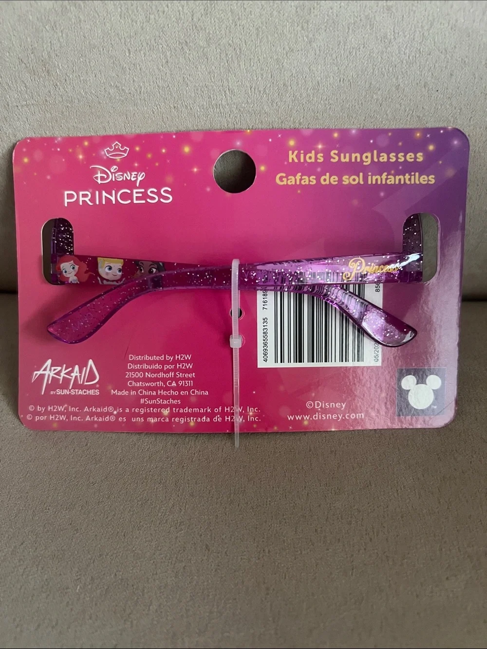 Disney glitter accented
