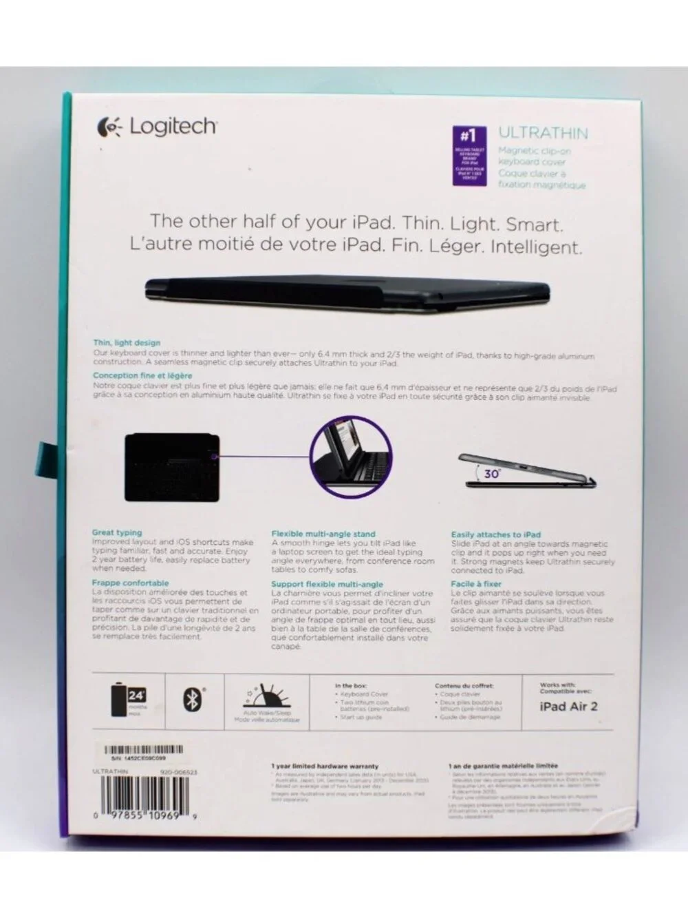 Logitech magnetic clip