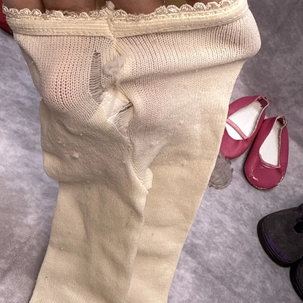 American Girl‎ Lot Shoes/Clothes Pink Flats Skate Socks Anywhere Boots *READ*