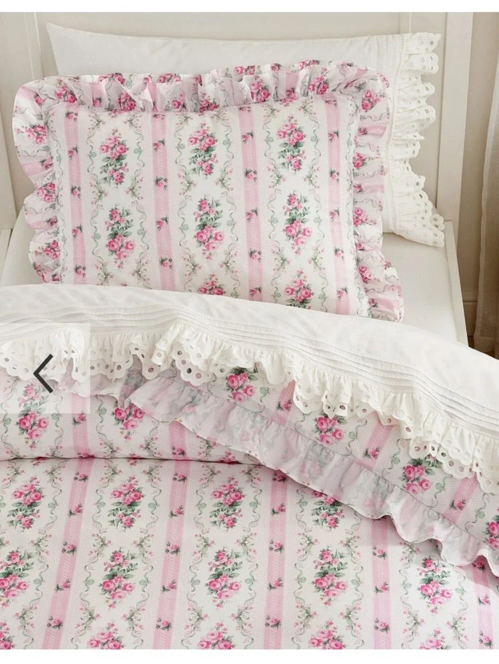 LoveShackFancy shipped stains shams