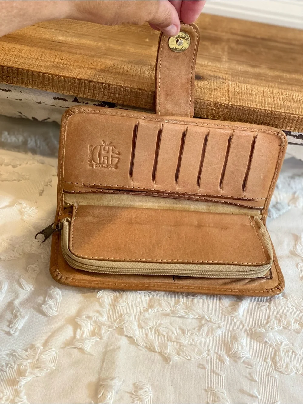 Handmade vintage hand