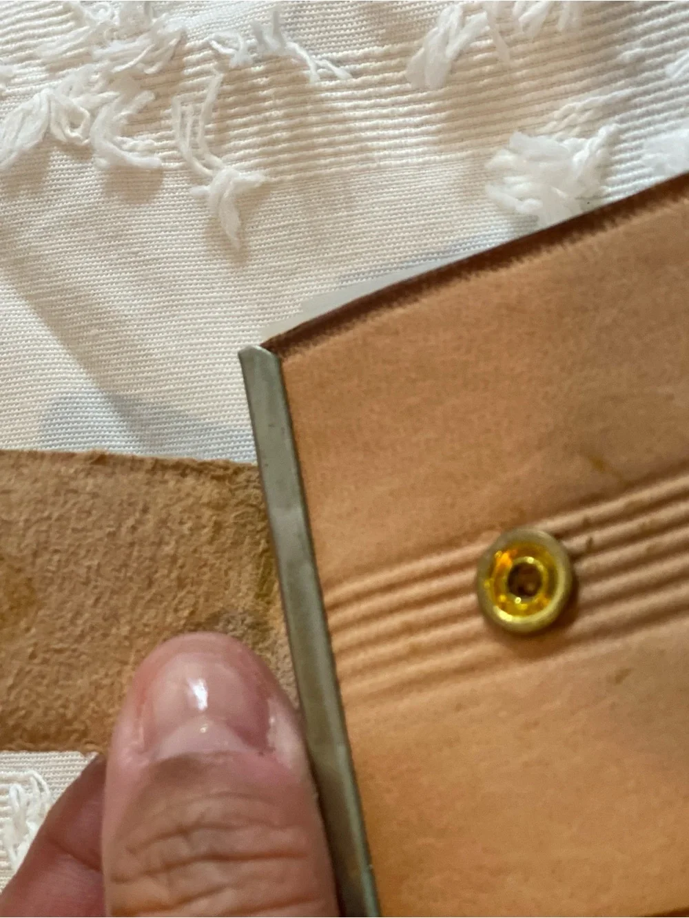 Handmade vintage hand