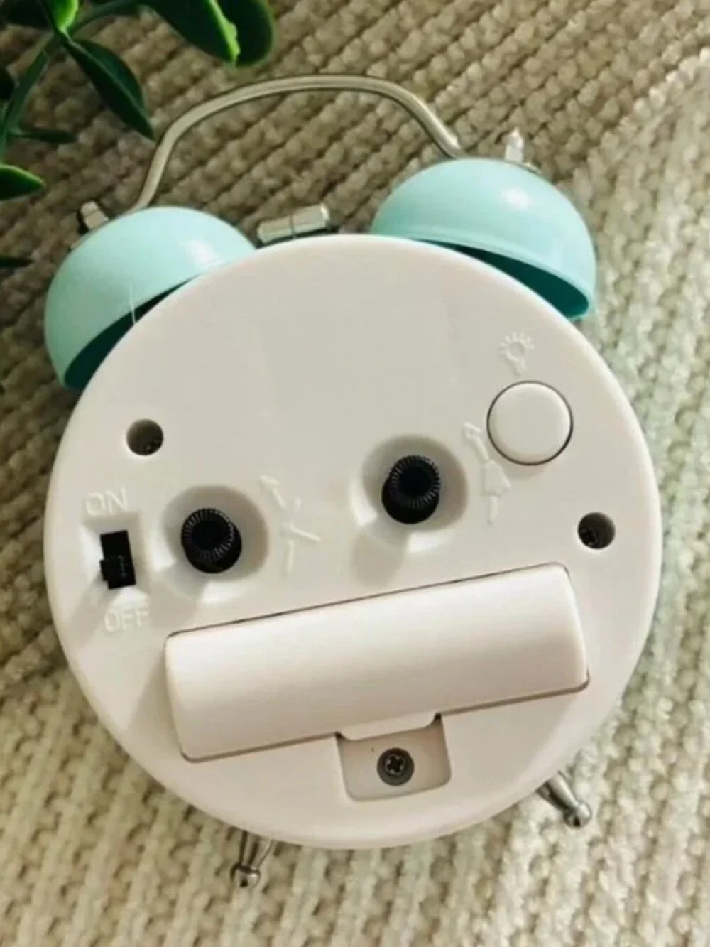 Mint Green Pilife 3” Cute Retro Twin Bell Alarm Clock