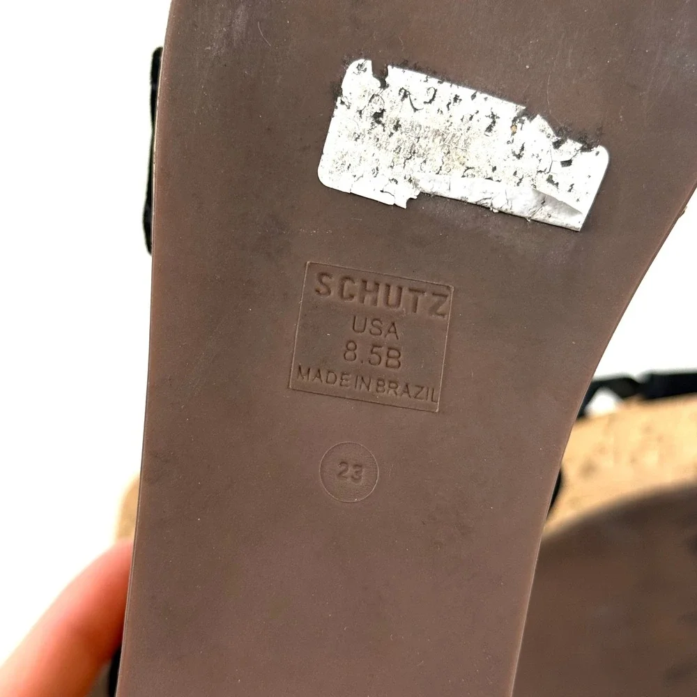 SCHUTZ platform wedge