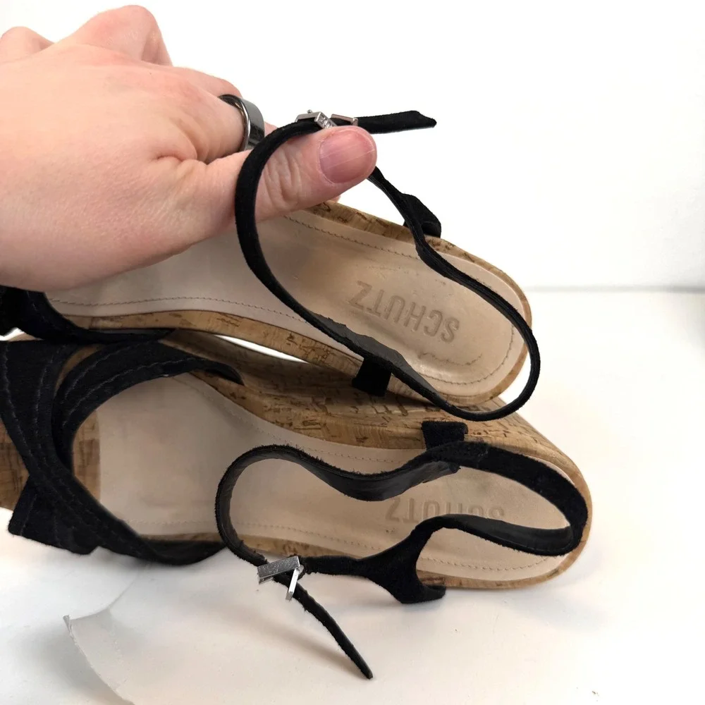 SCHUTZ platform wedge