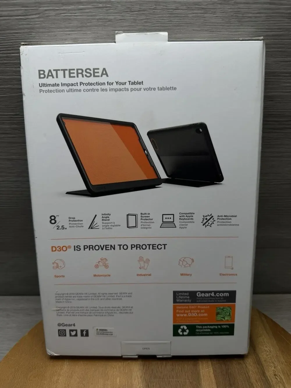 GEAR4 Battersea Tablet Case with Stand FOR Apple iPad 10.2