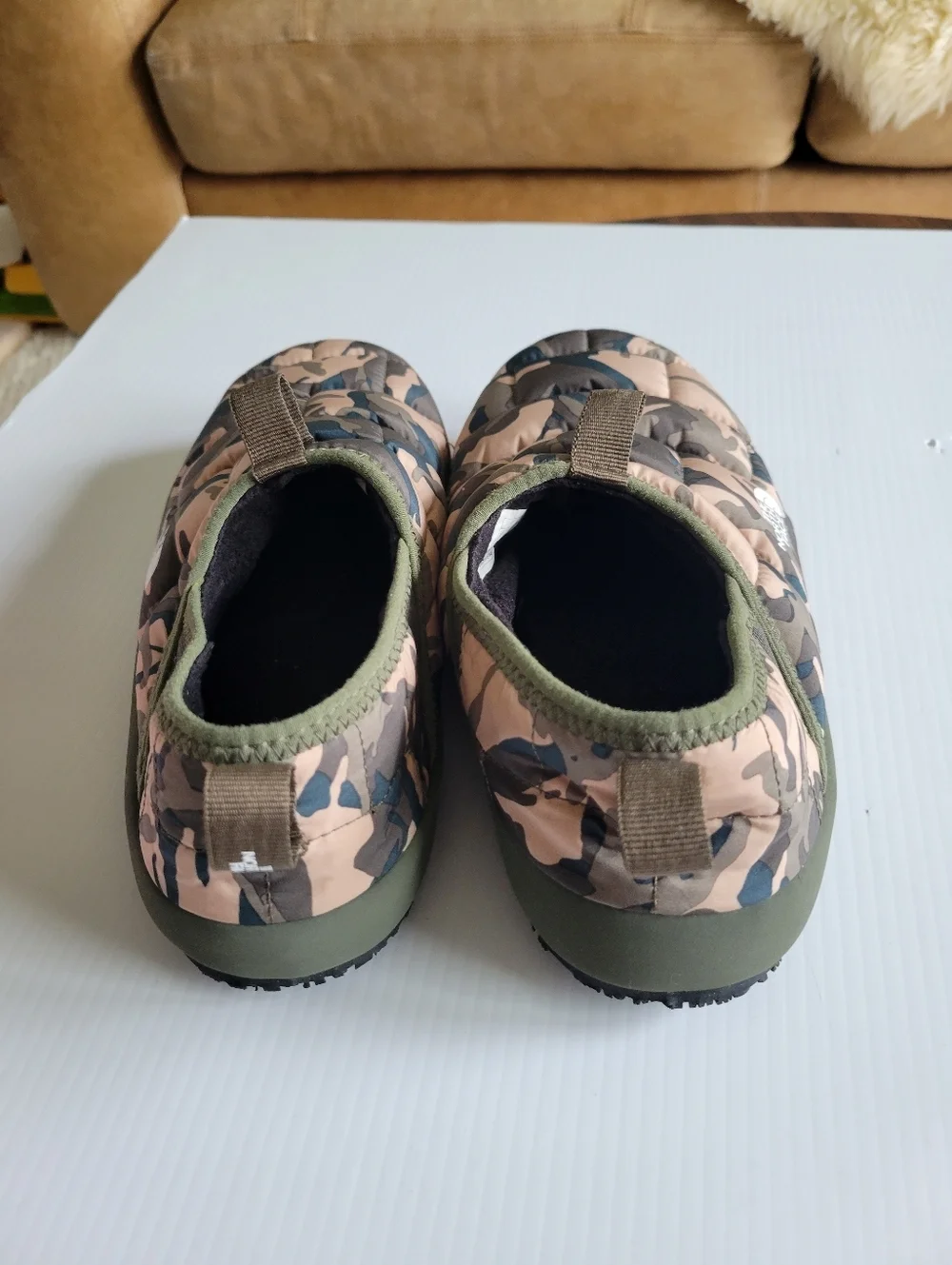 The North Face Youth Boys THERMOBALL Traction Mules II Size 5 Camo