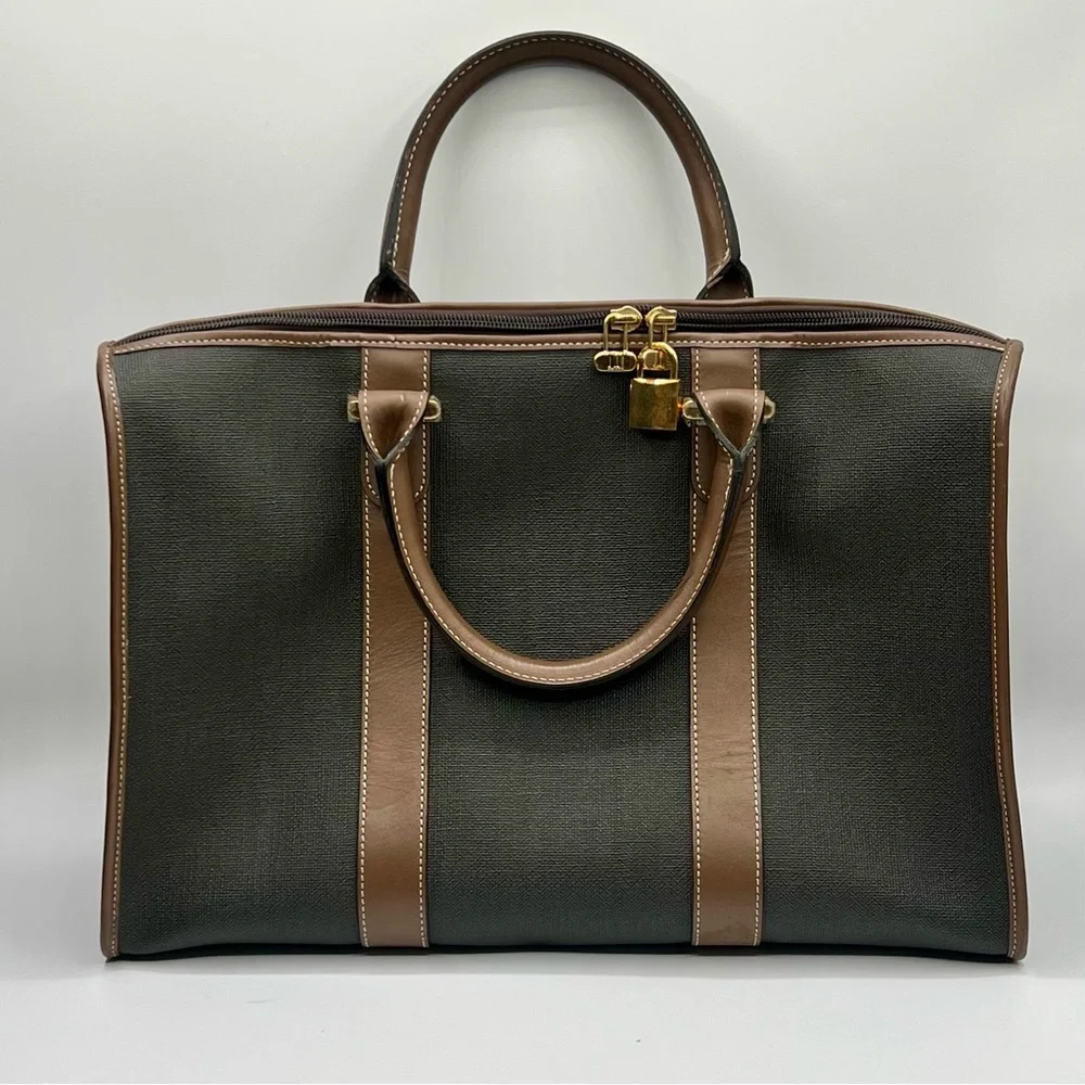 Dunhill Black and Brown Travel Bag