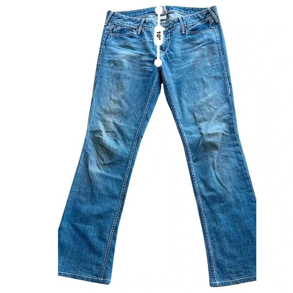 True Religion Men's Bootcut Jeans 32 Made In USA Y2K Vintage Distressed Denim