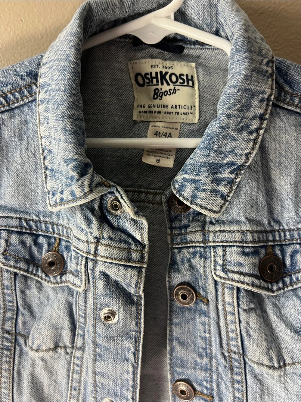 OshKosh Bgosh light wash