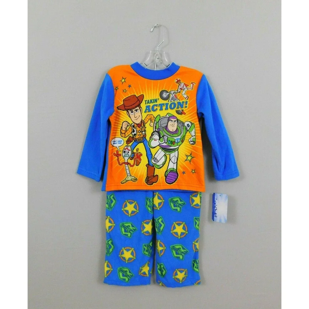 Disney Toy Story 4 Boy Pajama Lounge Set, Size 4, Multicolor,‎ New