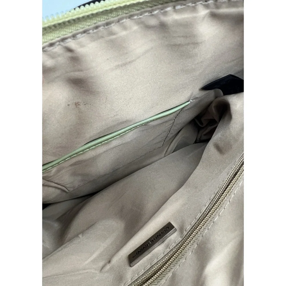 Giani Bernini Genuine Leather Green Crossbody‎ Purse