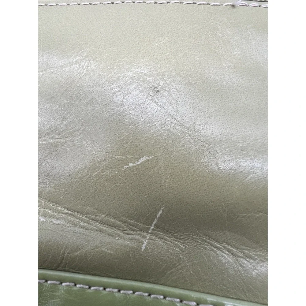 Giani Bernini Genuine Leather Green Crossbody‎ Purse