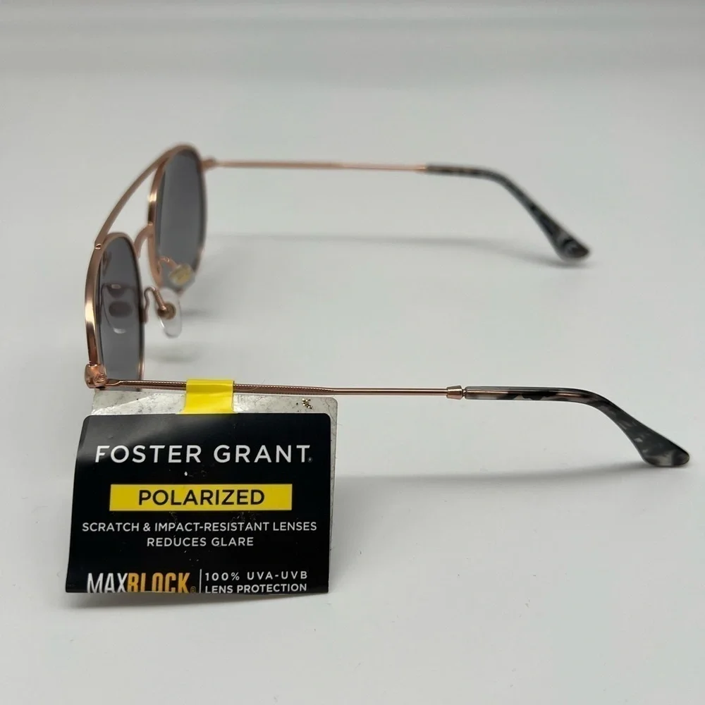Foster Grant Cheryl Rose Gold Polarized‎ Sunglasses