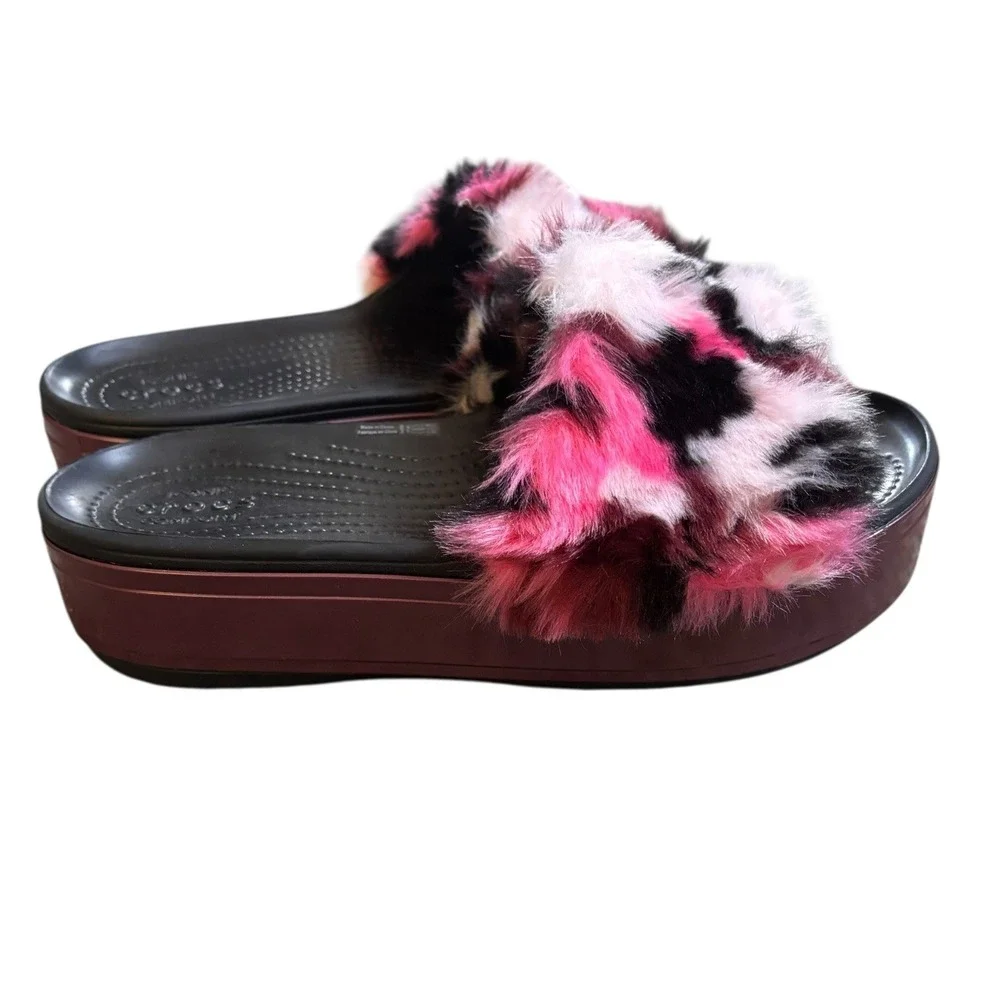 CROCS platform maroon so