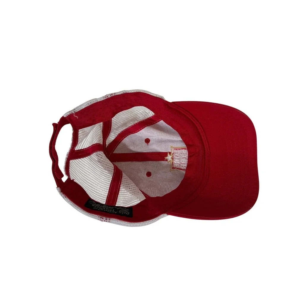Vintage Lone Star‎ Beer Trucker Hat Red Mesh Snapback Texas Brewery Cap TX Pride
