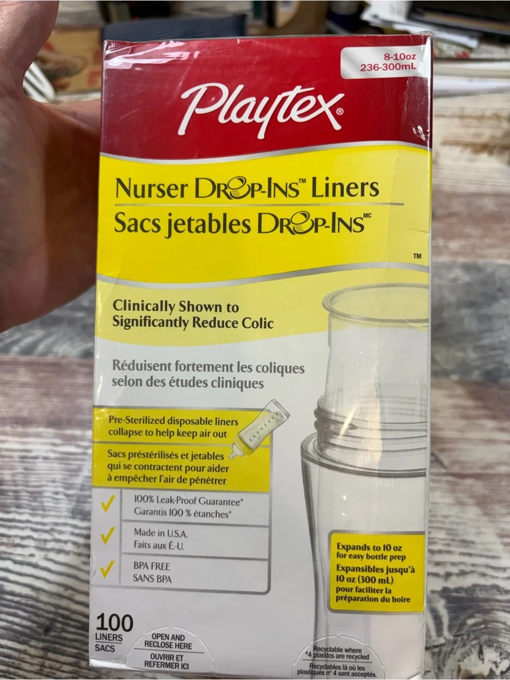 Playtex branded disposable