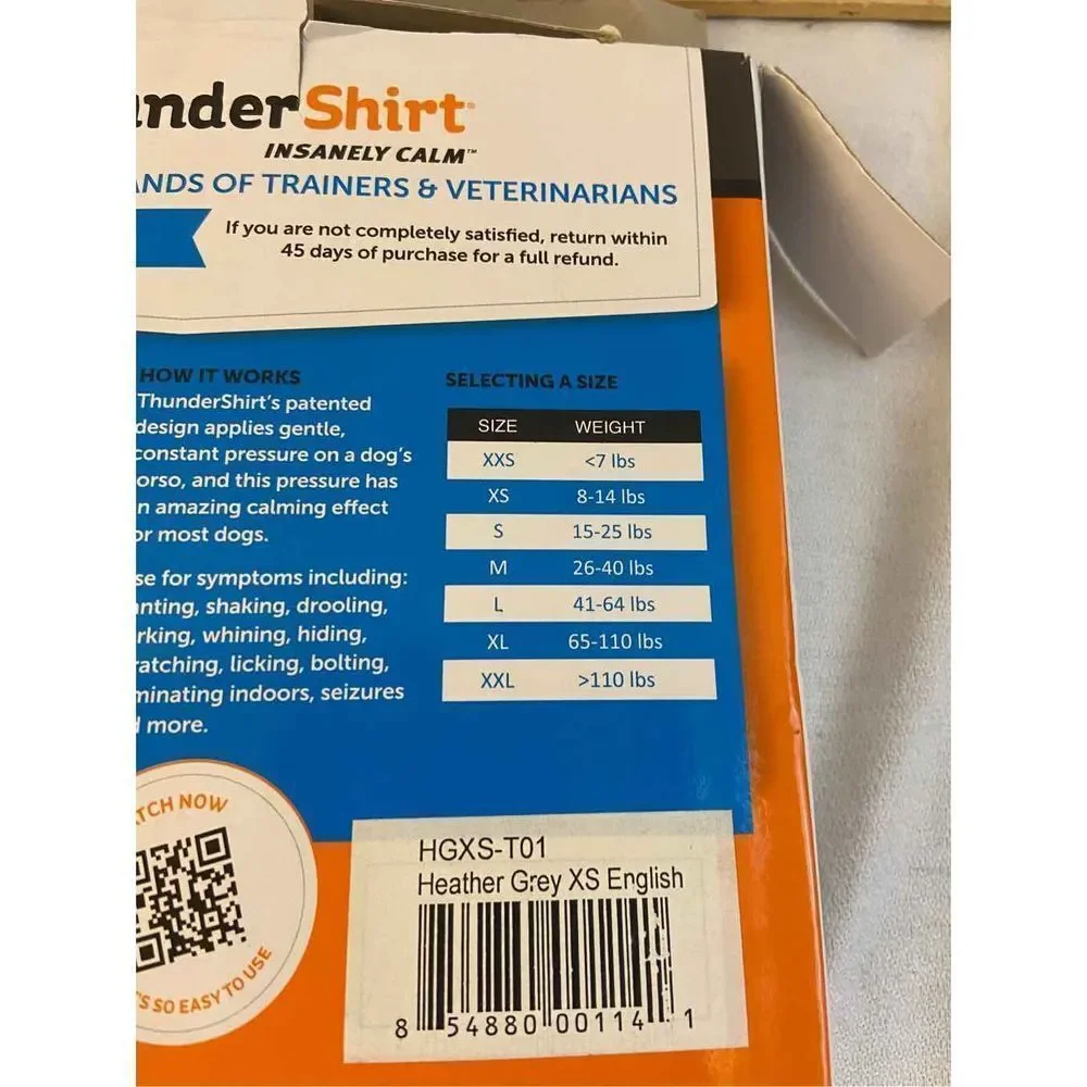 Thunder shirt‎ Medium? Dog anxiety shirt #129936 defected. stitching.